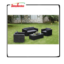 открытый сад ротанга плетеная лучший диван комплект мебели,используемые ротанга диван для продажи